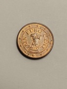 Austria 1 eurocent  2002r. stan dobry 