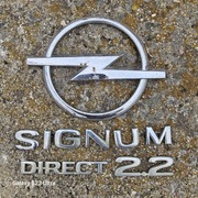 Emblemat Logo Opel Signum 2.2 Direct klapa tył hatchback Vectra C znaczek