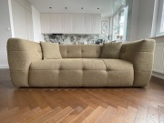 Sofa zielona oliwkowa Cady dwuosobowa