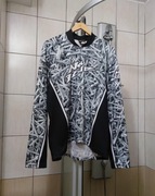 bluzka koszulka XL ciemna czarna NoFear no fear classic sport retro Italia 