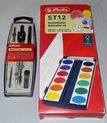 Cyrkiel Metalowy Herlitz Compass 5 Elementów Nowy w Pudełku + Gratis