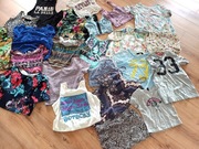 mega paka zestaw bluzek croptopów bluzki croptopy 36S 38M kompletubran