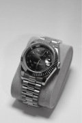 Zegarek Custom Seiko Mod Datejust Arabic Black President