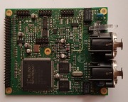 Płyka z DSP XC2S300E i L80227 TQFP-64 10 B ASE-T/ 100 B ASE-TX Ethernet PHY