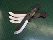 Klinga "Niedźwiedź" Blank Nóż Ręcznie Robiony