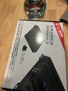 Wzmacniacz crunch gpx800.2 + zestaw kabli