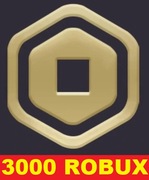 ROBLOX - 3000 ROBUX 3K ROBUXÓW LEGIT 100% ROBUXY
