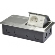  Mediabox 45x45 Puszka podłogowa floorbox 2x NEKU