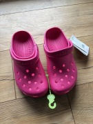 Crocs klapki różowe
