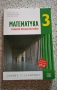 Matematyka 3 podręcznik do nauki w liceum ogólnokształcącym i techikun