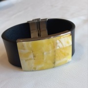 Bransoletka z bursztynem