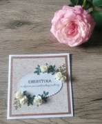 Ręcznie wykonana kartka z okazji przejścia na emeryturę 