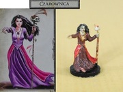 TALISMAN Magia i Miecz figurka malowana CZAROWNICA
