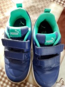 Puma buty sportowe skóra ekologiczna niebieski rozmiar 27