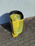 Usztywniacz stabilizator wkładka do worka na śmieci 100x70cm trawa liś