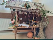 Stół wiejski LED wesele przyjęcie impreza