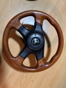 Kierownica drewniana Mercedes z naba zestaw