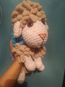 Owieczka duża kolorowa na szydełku PRZECENA zapraszam 