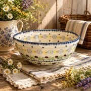 Miska ceramiczna Bolesławiec 2 L 24 cm  ceramika Bolesławiec 