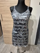 Kostium przebranie karnawał impreza sukienka z cekinami