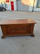 KOMODA DĘBOWA NA 4-ch ŁAPACH