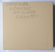 Rzadko spotykane przenośne pudełko na dyskietki 8"