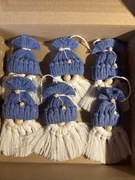 Ozdoby choinkowe- skrzaty- hand made 6 szt