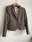 Marynarka w kartkę rozmiar 38 H&M