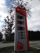 Pylon cenowy 1,9x8m - 4 paliwa , Stacja paliw 