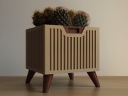 Doniczka Samonawadniająca NODE | Mid-Century Style | 3D