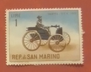 06 Znaczek pocztowy 1 Lire (Old Time)