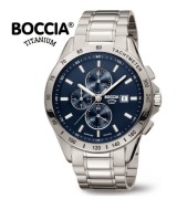 Zegarek BOCCIA TITANIUM 3751-01 # Kwarcowy # Szkło SZAFIROWE # NOWY