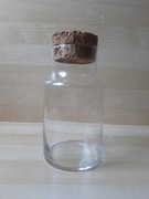 Pojemnik do sypkich produktów 650ml szkło naturalny korek