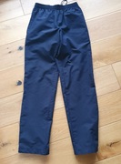 Luźne granatowe długie spodnie na gumie Domyos Decathlon 36