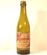 PRL Butelka z Sygnowaniem Skandynawskim po Soku Malinowym Cieszyn