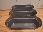 3x Skrzynie balkonowe/kwietniki