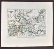 Prusy Pomorze Śląsk Wielkopolska  1849