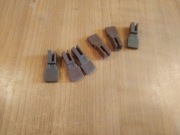 UNITRA Diora Faust Trawiata Etiuda Sudety klawisz przycisk nasadka brąz