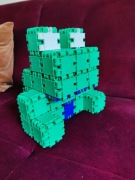 Klocki konstrukcyjne clics - 4 pudełka 