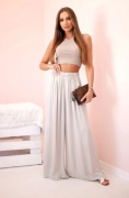 Spodnie viskoza viskozowe lato boho oversize