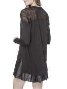 BCBGMaxazria bluzka z wstawką z koronki r. XS-S
