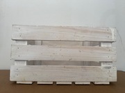 Drewniana Skrzynka Do Przechowywania Na Kwiaty Osłonka Pojemnik 22x30x40 cm