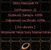 EQ Polska Metin2 Złoty Naszyjnik +9 GG:68705849