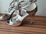 bodyflirt srebrne szpilki 42 eu