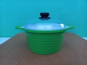 Garnek Casa Royale z przykrywką Pyrex