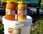 Miód wielokwiatowy w słoikach 0,815l 1kg 2 szt= 50zł