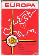 "Mapa Europy".  1974r. PRL.