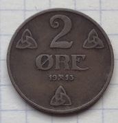 #2698 Norwegia 2 ore 1913 