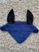 Nauszniki dla konia granatowe full