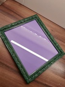 Rama ramka z ornamentem obraz butelkowa zieleń